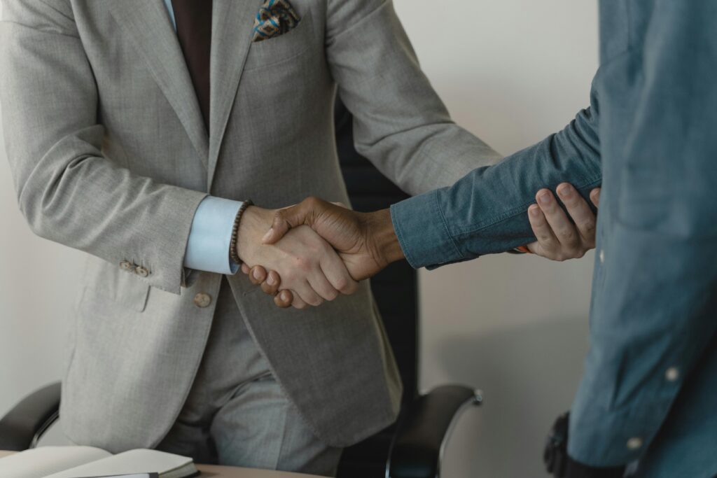 business servicess deal done pic